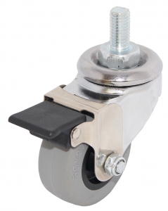 Thread Stem Swivel Caster With HEX